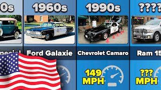 Evolution of American Police Cars | Car Comparison