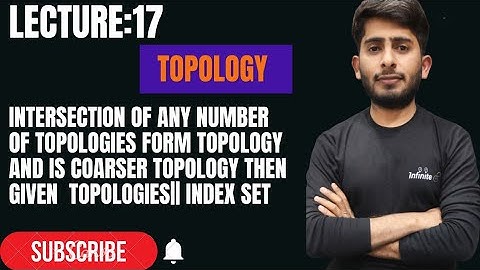 Show that intersection of any number of topologies is a topology and coarser then given topologies