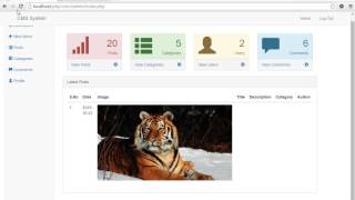 How to Adding Latest Post Area to the Dashboard on PHP and Bootstrap Part 108