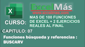 ✅ Excel Intermedio ✔ | Capítulo 7: Función BUSCARV en Excel 🔍📊