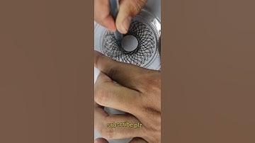 how many rotation did the pen make in total? #spirograph #shorts #satisfying #drawing