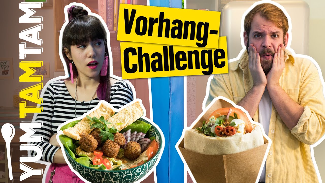 Vorhang Challenge #12// Vegane Falafel-Rezepte // #yumtamtam
