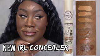 NEW IRL filter finish CONCEALER | Dark skin | Miss Sydz