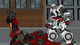 (TF/BUMBLEBEE MOVIE/DC2/TEST): ironhide & Ratchet vs nightbird 