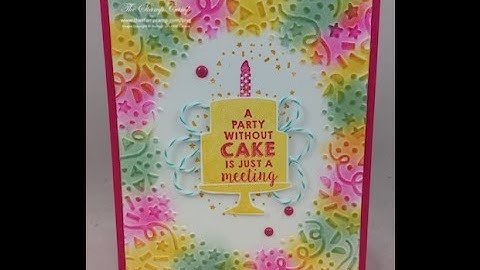 Coloring on Textured Embossed Cardstock - www.thestampcamp.com