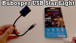 Bubosper USB Star Light Unboxing Setup Review Blue Laser