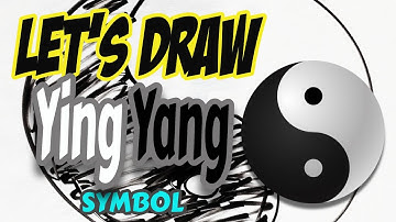 Drawing A Ying Yang Symbol ! (Basic shapes and lines)