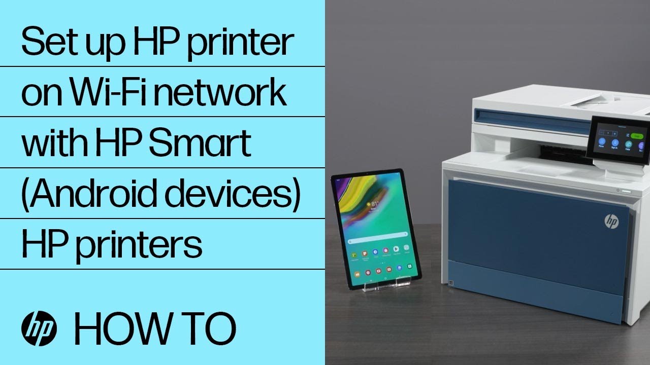 How to set up an HP printer on a wireless network with HP Smart