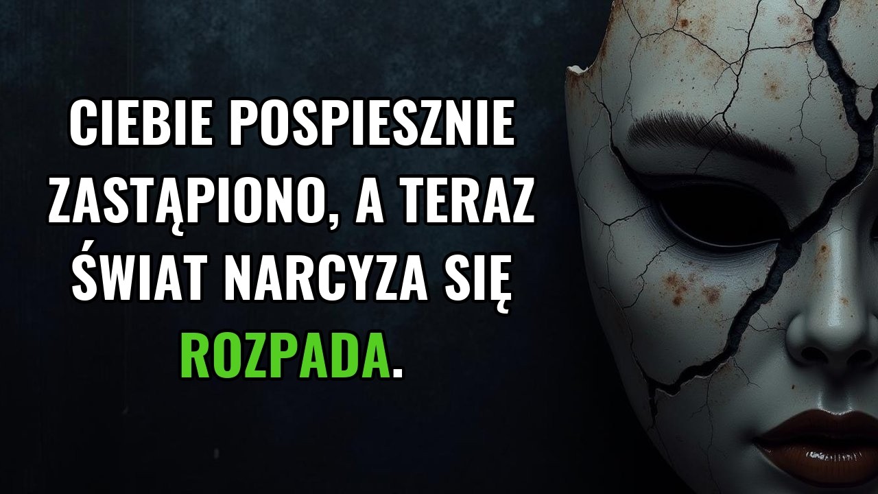 Twoje błyskawiczne odejście i nowy początek zniszczyły narcyza; jego świat się rozpada | Narcyzm