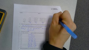Unit 4 Lesson 4 Comparing Quadratic and Exponential Functions 1