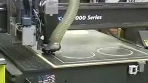 Aluminum 7000 Series Multicam Router CNC  High Speed