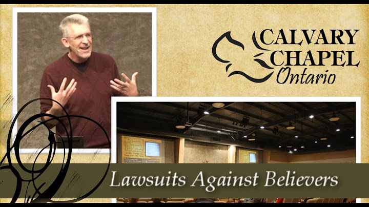 1 Corinthians 6 (Part 1) - Lawsuits against Believers