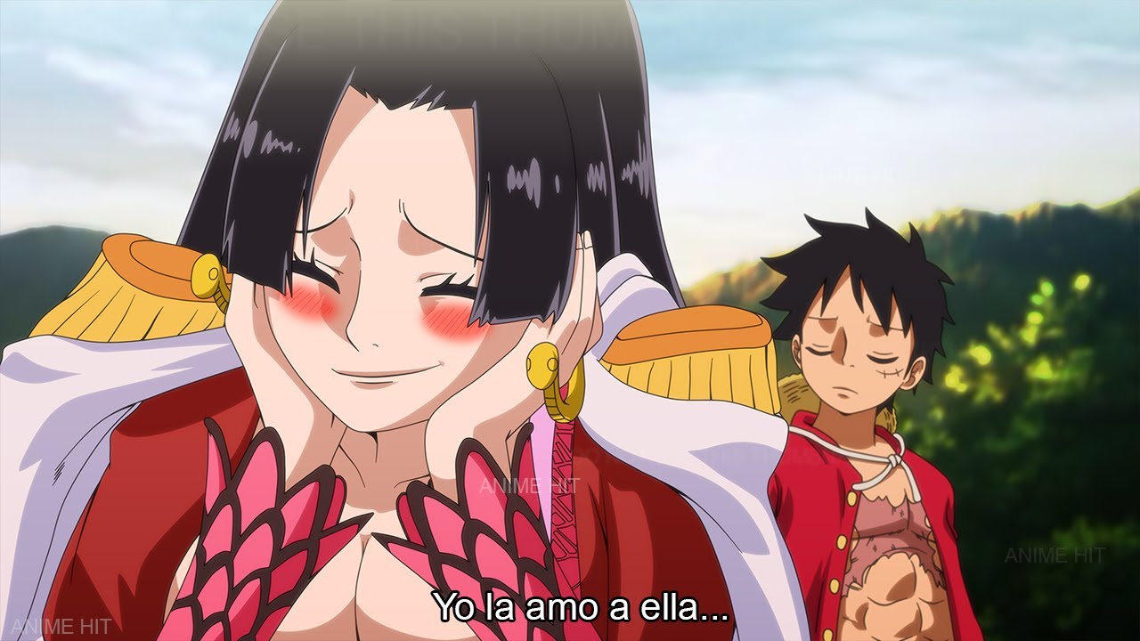 Boa hancock y luffy