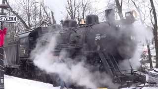 R&amp;N 425 &amp; CNJ 113: Minersville Santa Excursions 2014