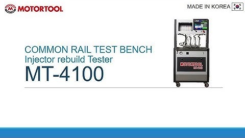 COMMON RAIL TEST BENCH Injector rebuild Tester MT-4100 MOTORTOOL