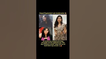 “She believed she could — and she did 💫 Kalyani Priyadarshan’s transformation is goals! 🔥🌸 #GlowUp”