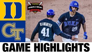 Duke vs Georgia Tech Highlights [Amazing] | 2024 College Baseball