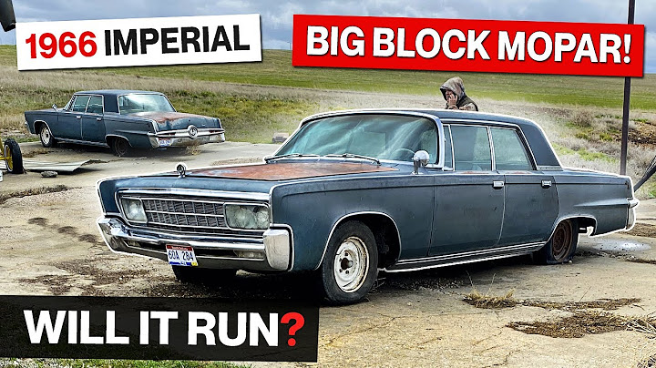 1966 Crown Imperial Abandoned for 21 Years! Mopar Big Block! Will It Run?!? Demo Car!