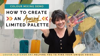 Colour Mixing Demo: How to create an amazing limited palette