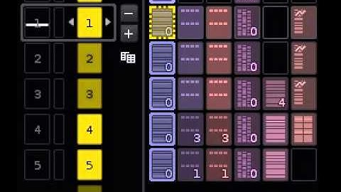 Renoise Pattern Matrix - removing block
