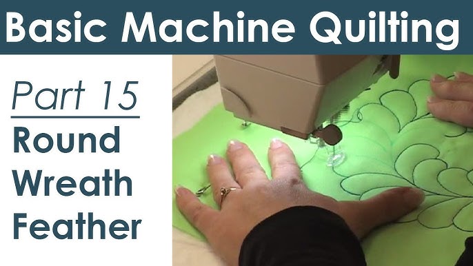 Using Paper Templates for Machine Quilting 