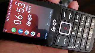 Todo sobre el cacahuatito Inteligente Teléfono Celular GHIA KoX1 Smart Feature Phone con KaiOS