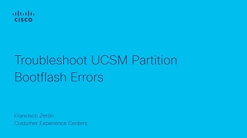 Troubleshoot UCSM Partition Bootflash Errors | Cisco UCS System Diagnostics