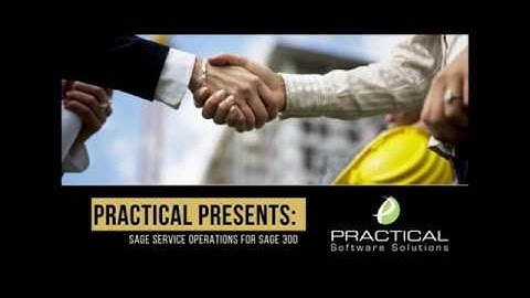 2019 Sage Service Operations for Sage 300 CRE