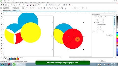 Thiết kế logo trong corel/Trung tâm tin học Hải Phòng
