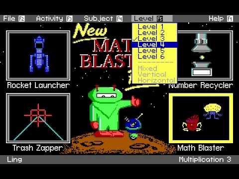 New Math Blaster Plus! Gameplay