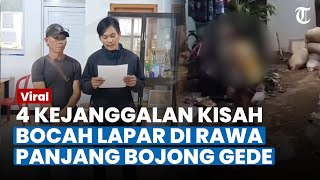 4 KEJANGGALAN Kisah Pilu Bocah Kelaparan di Rawa Panjang Bojonggede, Kades Adang Petugas Kemensos