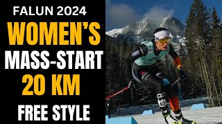 Mass-Start Women's 20km (freestyle) Falun (SWE) 2024 World Cup Cross-country skiing