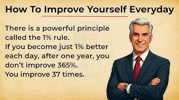 Improve Yourself Everyday || Graded Reader || Learn English Through motivational lesson