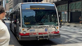 CTA 2025 Nova LFS Bus 8912 On Rt 130 Museum Campus