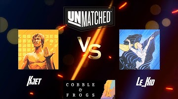 Bruce Lee vs Cloak and Dagger (Kjet vs Le_Kid) | Unmatched - Cobble & Frogs