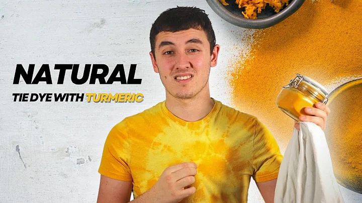How to Naturally Tie Dye with Turmeric (DIY)