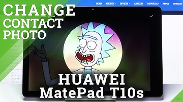How to Add Photo to Contact on HUAWEI MatePad T10s - Customize Contacts List