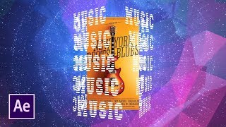 картинка: Супер 3D АНИМАЦИЯ текста в AFTER EFFECTS + Шаблон
