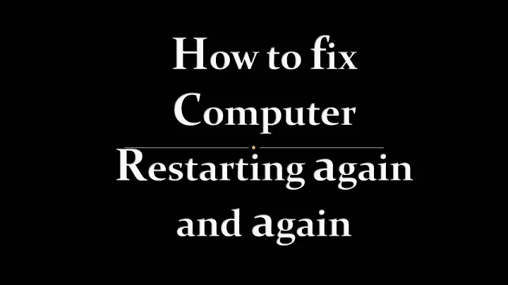 How to fix Computer Restarting again and again (Sai Computer)