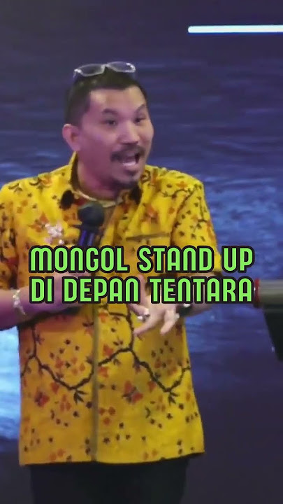 MONGOL STAND UP DI DEPAN TENTARA | MONGOL STRES STAND UP COMEDY #shorts
