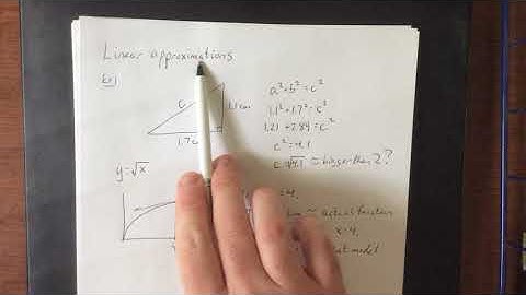 Introduction to linear approximations