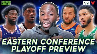 East Playoffs Preview: Heat-76ers, Celtics & Knicks, Bucks-Packers, Cavs-Magic | Draymond Green Show