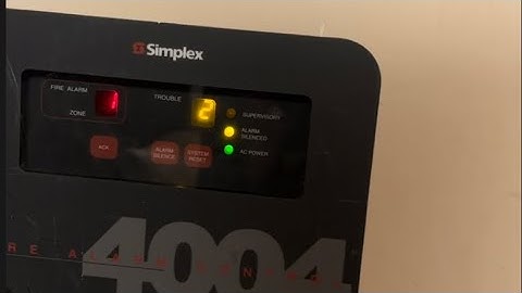 System test 3 Simplex 4004 fire alarm control panel 🚨🚨
