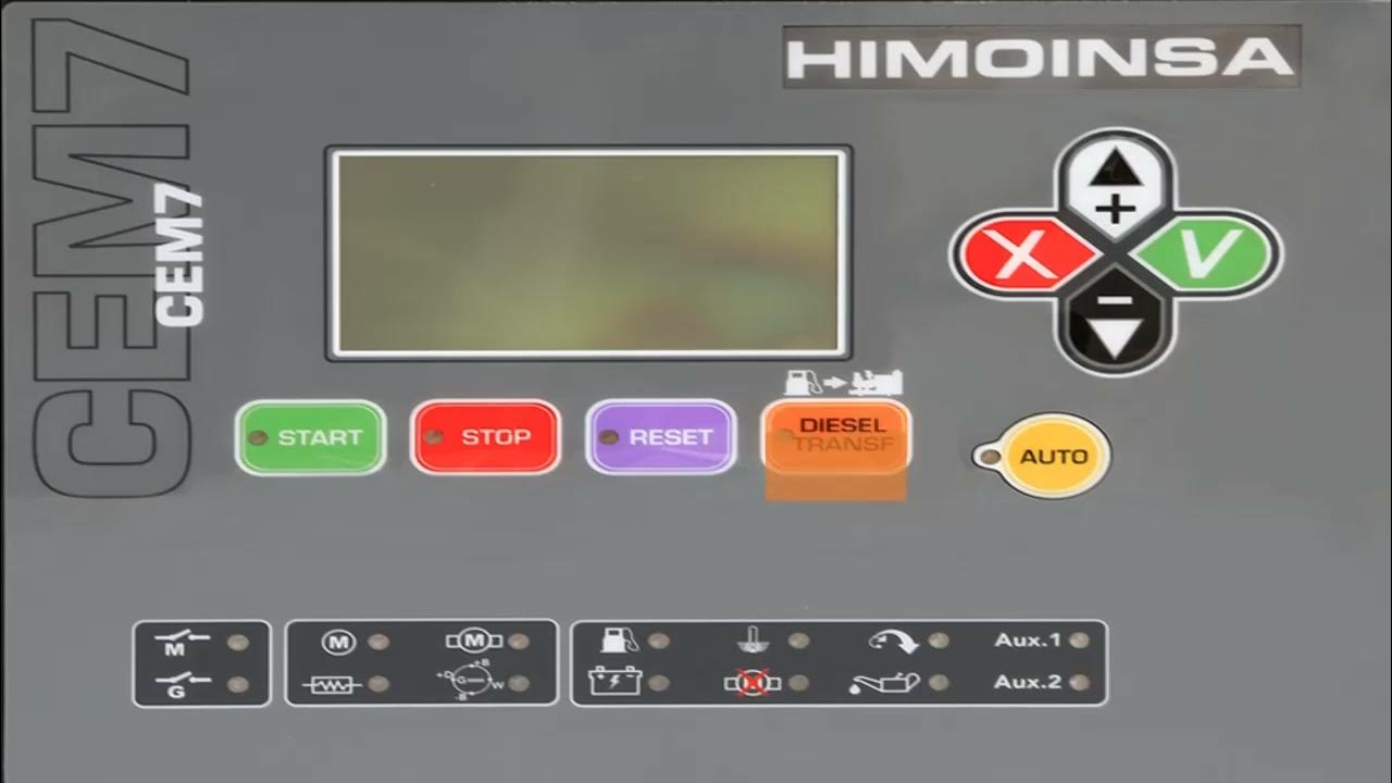 Himoinsa controller operation. - YouTube