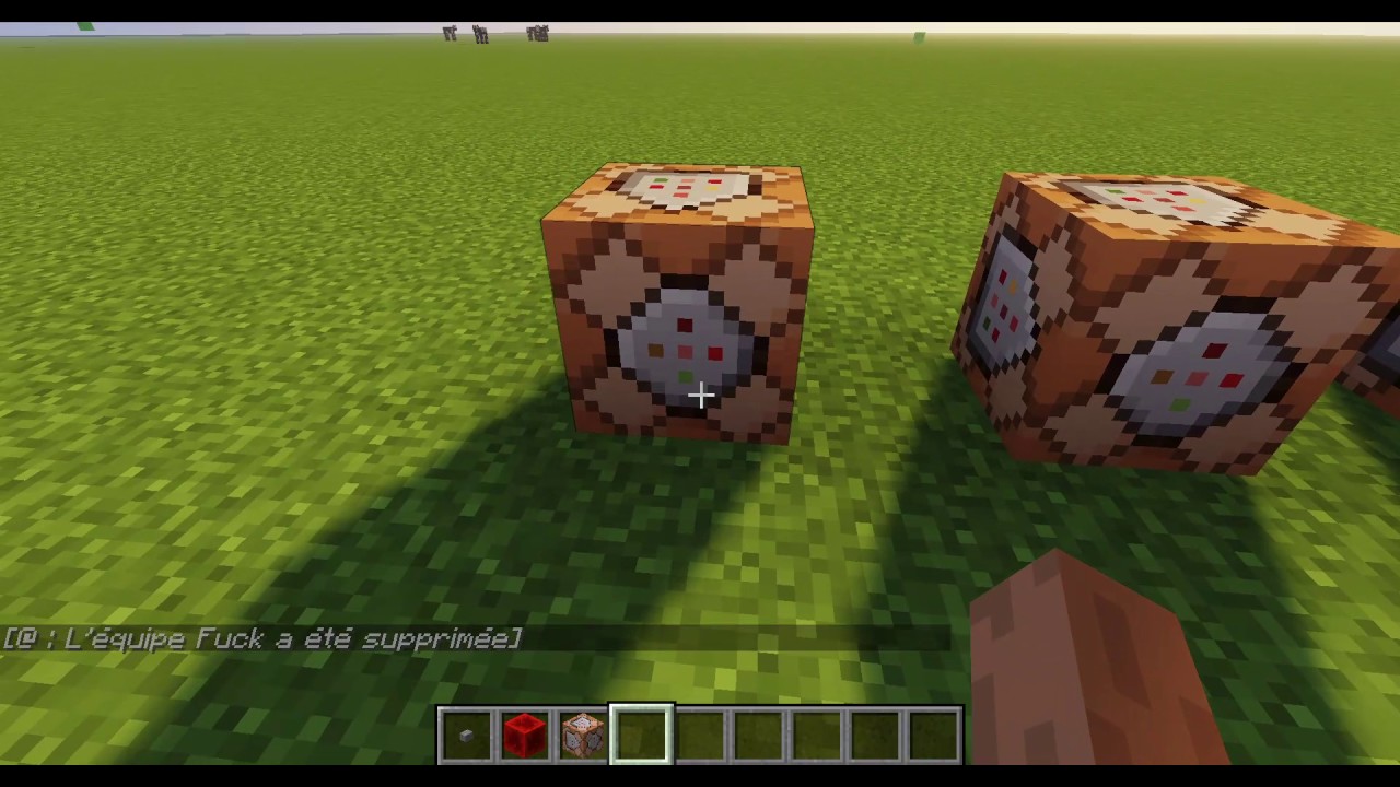 Comment creer des équipes et changer son nom de couleur sur Minecraft