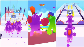 Join Blob Clash 3D L97-99, New Android Games Gameplay 2023 Walkthrough ios Simulato‪r Trailer