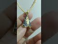 PINGENTE NOSSA SENHORA APARECIDA COM ZIRCONIAS OURO 18K