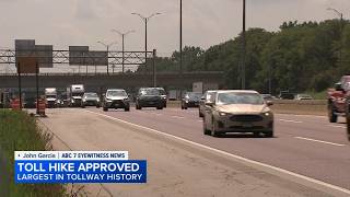 Illinois Tollway Board approves rate increase 26 5B capitol program