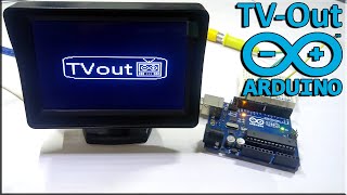 Arduino Tv Out How To Make Tv Using Arduino At Home Analog Video Output From Arduino Video Out