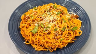 Ужин за 15 минут. Паста болоньез. Spaghetti bolognese.